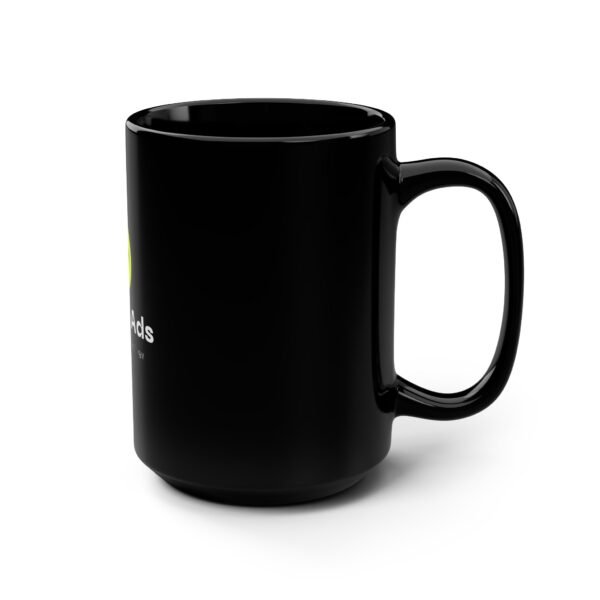Customizable Black Mug for Coffee Lovers, Office Gifts, Unique Branding, Stylish Drinkware, Perfect for Events - Imagem 2